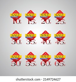 Special offer or shopping discount label. Retail paper sticker