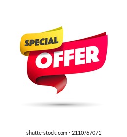 Special Offer Shopping Vector Label