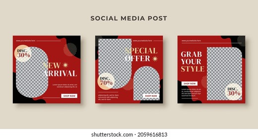 Special offer social media post template