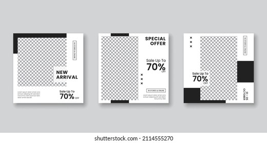 Special offer social media post template