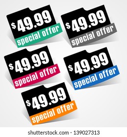 special offer sticker