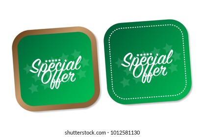 Special Offer Stickers