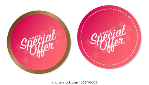 Special Offer Stickers