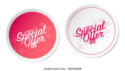 Special Offer Stickers