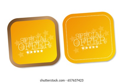 Special Offer Stickers