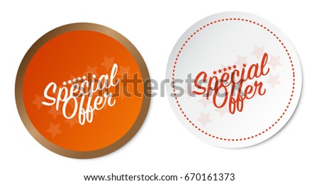 Special Offer Stickers