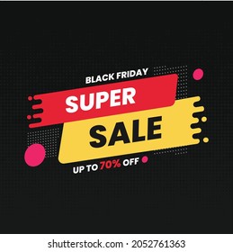 Special offer, Super sale, Discount social media poster