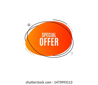 Special offer symbol. Banner badge, offer sticker. Sale sign. Advertising Discounts symbol. Special offer banner. Sticker badge. Vector