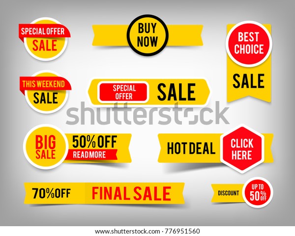 Special offer
tag collection, set of banner elements for website and advertising.
Discount label design, sale web coupons. Vector promotion badge
icons. Price sticker
EPS10.