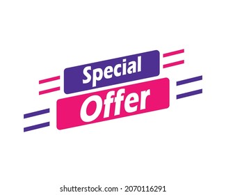 Special offer tag for design