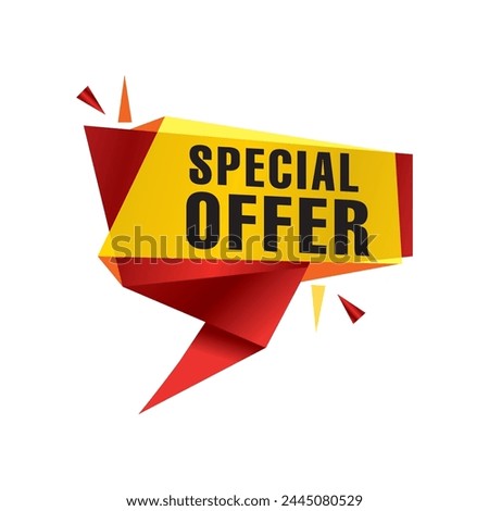 special Offer Tag vector design.