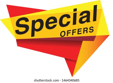 Special Offer Tag vector Eps 10