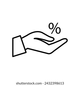special offer thin line icon simple illustration on white background..eps