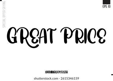 Special Offer Typography Text Script Lettering Design Great Price