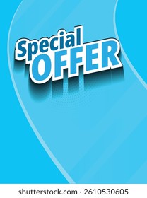 Special offer vector design template. Banner sale tag. Special deal limited time offer. 