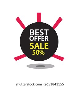 Special offer vector design template, Sale Banner tag, special offer discount label, Limited time special offer banner for marketing promotion, retail, store, shop, online store, or website.