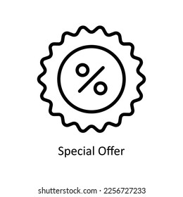 Sonderangebot Vector Outline Icon für Ihre digitalen oder gedruckten Projekte. Stockillustration