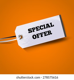 Special Offer - Vector Paper tag / sticker