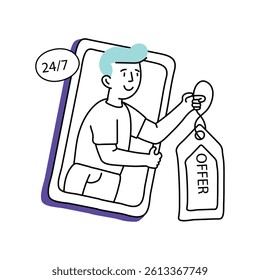 Special Offer Vector Style Illustration 