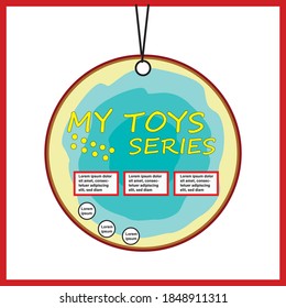 Etiqueta vectorial de oferta especial. Plantilla de tarjeta de vacaciones de año nuevo. Ver el diseño de afiches del mercado.