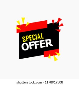Special Offer Vector Template Design Illustration
