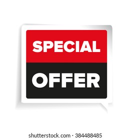 Special offer vetor label