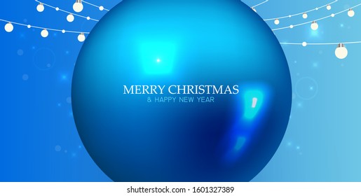Special offer, we wish you Merry Christmas and Heppy New Year, Typographic Background with Christmas Elements