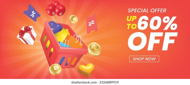 Special offer website banner design