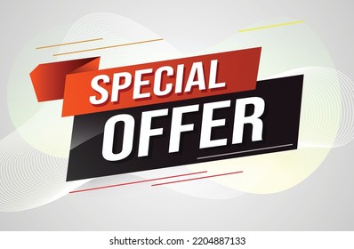 Special Offer Word Concept Vector Illustration Stock Vector (Royalty ...