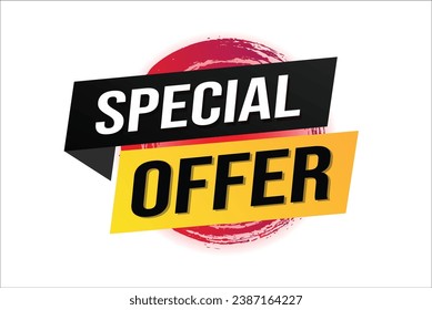 Sonderangebot Wort-Konzept Vektorgrafik Moderner futuristischer 3D-Stil für Landing-Page-Vorlage in Web Mobile App Poster Banner-Hintergrund Geschenkkarte Coupon-Etikett Tapete