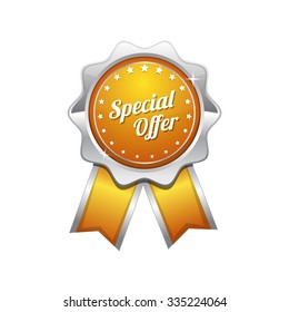 Special Offer Yellow Vector Icon Design