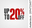 up to 20% off
