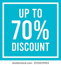 Special Offers Up To 70 Percent Off, Banner Templates, Special Offer Sales Discount Promotions. Vector Template Illustration.