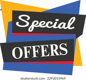 Ofertas especiales vectores de banners venta creativa diseño de banners