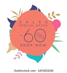 special offers discount sales poster