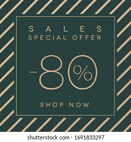 special offers discount sales poster