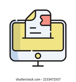 Special bietet Symbolvektorgrafik. Flaches Outline Cartoon. Einkaufs- und E-Commerce-Symbol Konzept isolierter Premium-Vektorgrafik