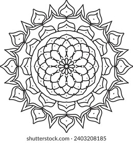 Special premium interior mandala vector design editable eps 