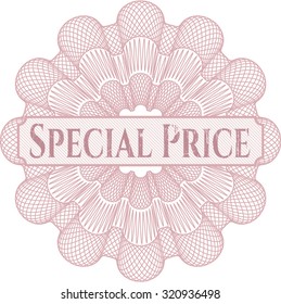 Special Price abstract linear rosette