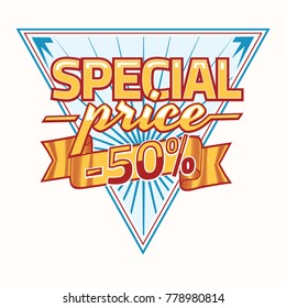 Special price advertising tag