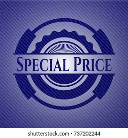 Special Price denim background