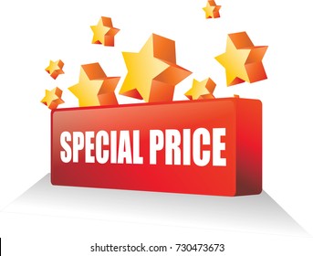 Special Price Label With Star