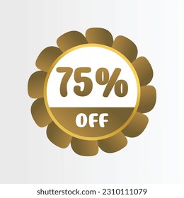 special price offer label sticker, discount symbol gradation color. vector illustration for sales promo, marketing, web advertising.