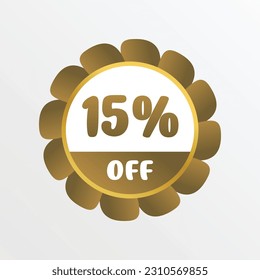 special price offer label sticker, discount symbol gradation color. vector illustration for sales promo, marketing, web advertising.