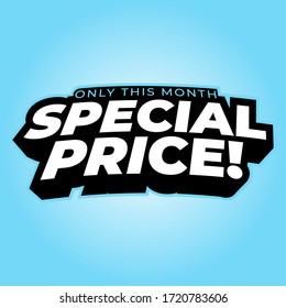 Special Price Sign Logo Vector