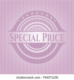 Special Price vintage pink emblem