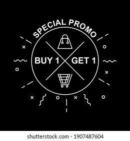 Special promo banner template. Easy to edit with vector file. Can use for your creative content. Especiallyfor marketing and advertising design.