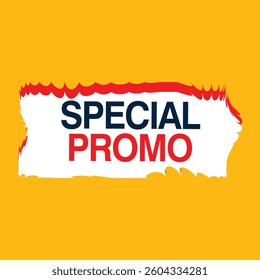 Special Promo discount voucher tag offer sign price promotion banner social media graphic design