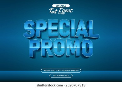 Special promo editable text effect