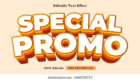 Special promo editable text effect, graphic style collection